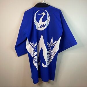 Vintage JAL Japan Airlines Happi Coat Kimono First Class Passenger Gift